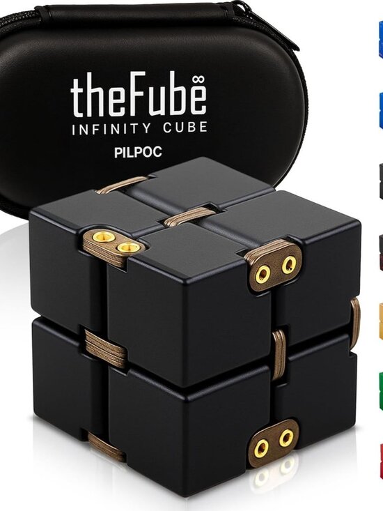 Other - theFube Infinity Cube Fidget Toys Adults - Aluminum Infinite Magic Cube with Cas